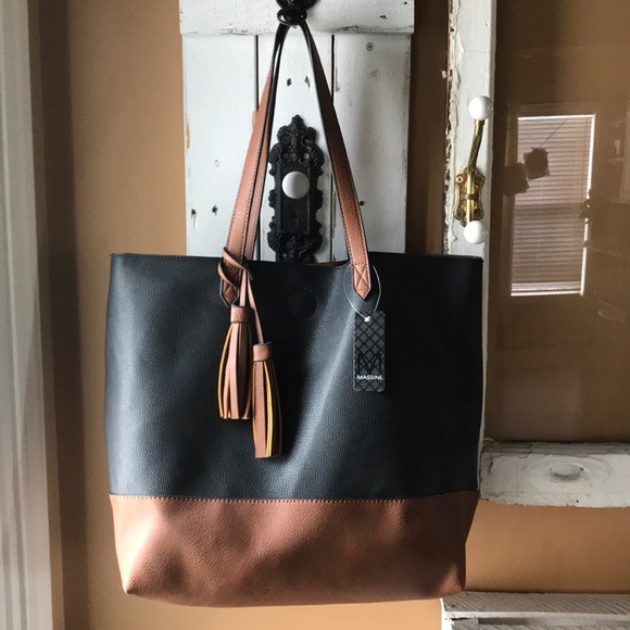 Massini Handbags - Stylish handbag/tote with tassels